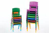 Für Kinder und Erwachsene können die Granada Stühle kombiniert werden