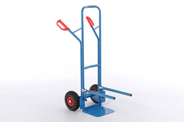 Unsere Stuhltransportkarre für einen einfachen Stuhltransport