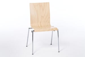 Der Alaska Holzschalenstuhl ist zeitlos und modern