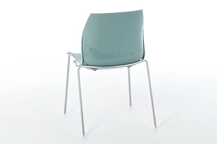 Stuhl BERLIN aus Holz & Stahl, erhöhte Sitzhöhe, z.B. für Senioren