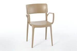 Unser pflegeleichter Stuhl mit Armlehnen