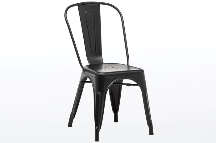 Die modernen Industrie Tolix Stil Stühle können auch ohne Ulmenholzsitzplatte kombiniert werden