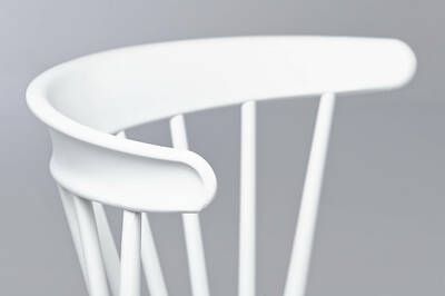 Die abgerundete Rückenlehne ist sehr ergonomisch