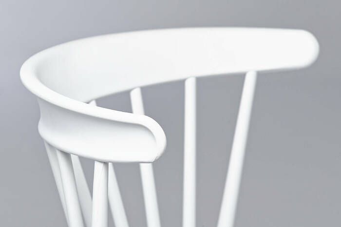 Die abgerundete Rückenlehne ist sehr ergonomisch