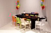 Unsere robusten Kunststoffstühle Denver in verschiedenen Farben