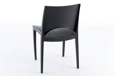Die Rückansicht dieser Stühle komplementiert die rundum hochwertige Herstellung