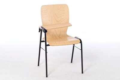Bequeme Seminarstühle mit klappbarem Tisch