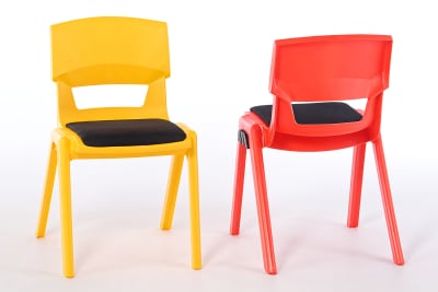 Pflegeleichte Mehrzweck Monoblockstühle für Lernumgebungen