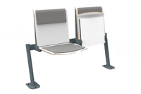 Die Heidelberg Traversenbank mit Klappsitzen ist sehr platzsparend