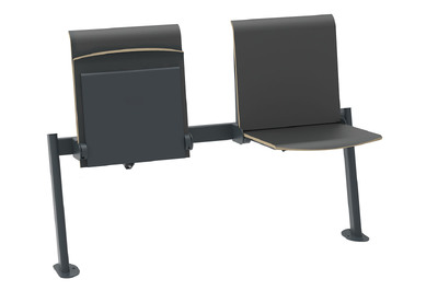 Die platzsparende Traversenbank Heidelberg in komplett Graphit