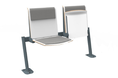 Die Heidelberg Traversenbank mit Klappsitzen ist sehr platzsparend