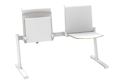 Unsere Traversenbank Heidelberg komplett in weiß