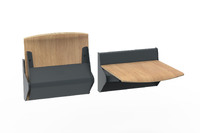 Die Halterungen der Heidelberg Wandsitze gibt es in verschiedene Farben