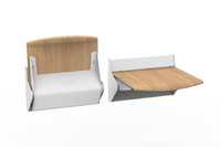 Die Heidelberg Wandsitze sind schnell montiert