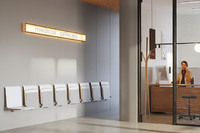 Die klappbaren Wandsitze Heidelberg eignen sich für Wartebereiche