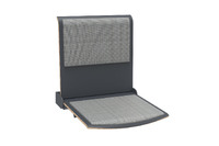 Wandklappsitz Heidelberg mit Sitz und Rückenpolsterung