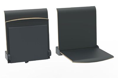 In komplett Graphit ist unser Wandsitz Heidelberg modern und zeitlos