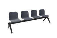 Bequeme und feste Sitzgelegenheit für Wartebereiche und Wartezonen