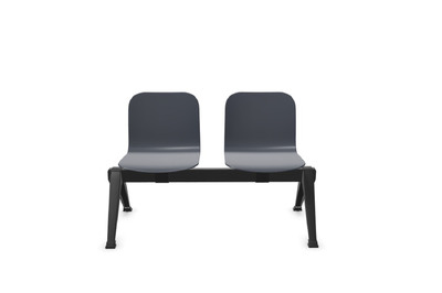 Die Kunststoffsitzschale ist in vielen Farben verfügbar