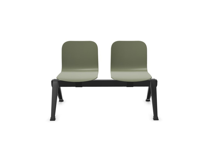 Die Sitzschale ist in vielen Kunststofffarben wählbar