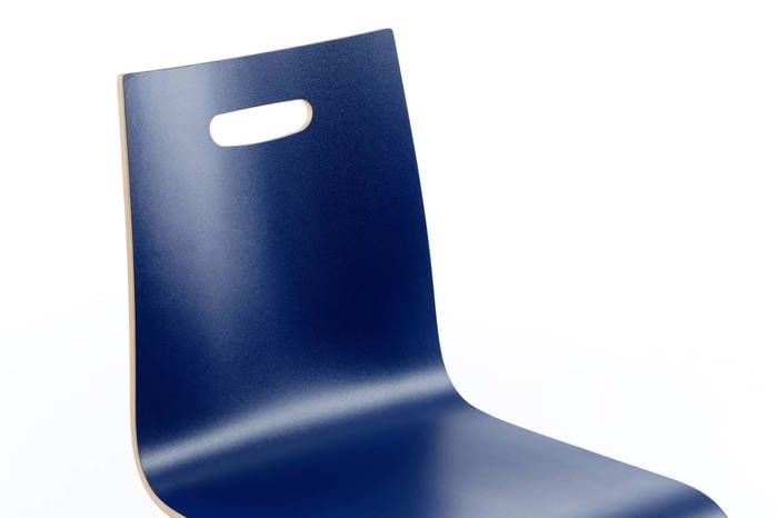 Auch bei unserem Polsterstuhl können verschiedene Designs der Rückenlehne gewählt werden