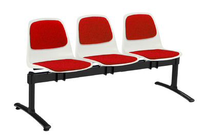 Die 3er Mali Traversensitzbank mit Polsterung