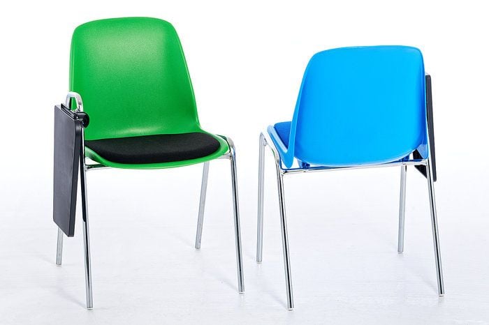Der Mali SP ST ist ein farbenfroh gestalteter Seminarstuhl