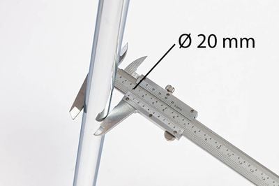 Bei unseren Mali SP kann alternativ ein Gestelldurchmesser von 20 mm gewählt werden
