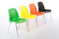 Die Sitzschalen sind in vielen schönen Farben erhältlich