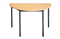 Unser Tisch Malibu Halbrund ist sehr stabil und robust