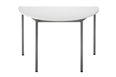 Verschiedene Farbvarianten sind bei unserem Tisch Malibu Halbrund möglich