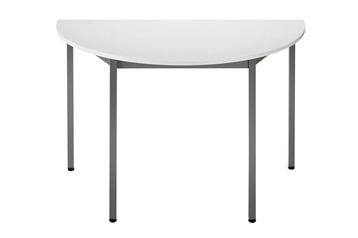 Verschiedene Farbvarianten sind bei unserem Tisch Malibu Halbrund möglich