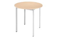 Aus der Serie Malibu ist der Tisch auch in rund erhältlich