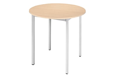 Aus der Serie Malibu ist der Tisch auch in rund erhältlich