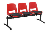 Die 3er Traversenbank Mila mit Sitzpolsterung