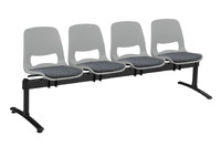 Die 4er Traversensitzbank mit Sitzpolsterung