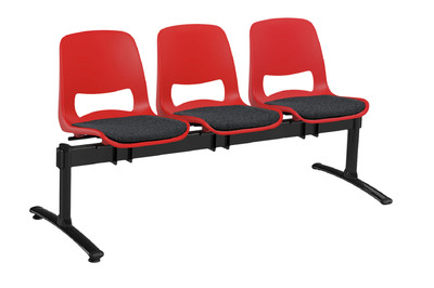 Die 3er Traversenbank Mila mit Sitzpolsterung