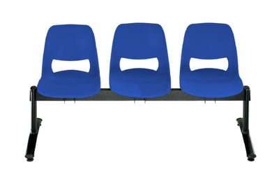 Die Mila Wartebank mit 3 Sitzschalen