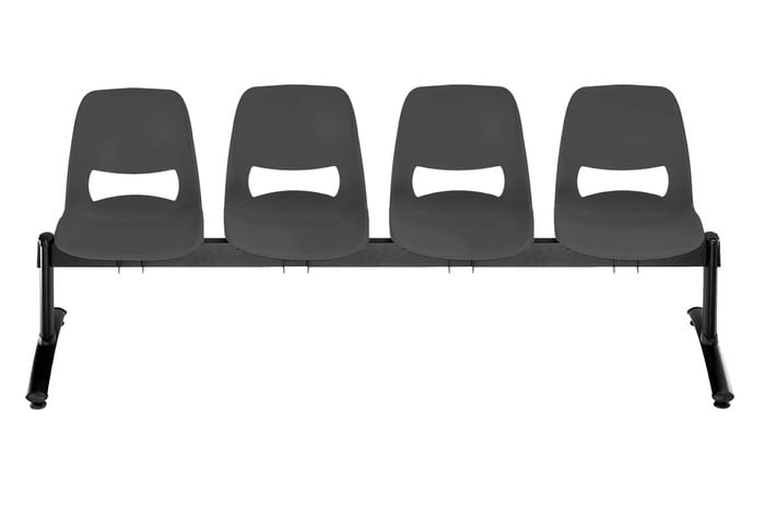 Die Mila Traversenbank mit 4 Sitzschalen