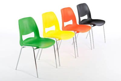 Einladende günstige Kunststoffschalenstühle