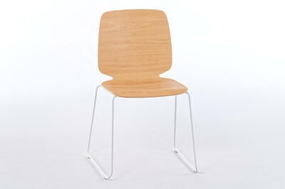 Unser Holzstuhl Monaco KU ist in verschiedenen Farben der Sitzschale und Gestelle erhältlich