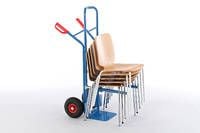Mit unserer Stuhlkarre können die Monaco Stühle schnell transportiert werden
