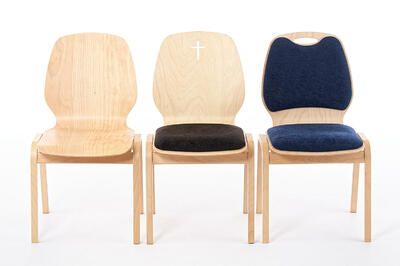 Unsere Holzschalenstühle Oslo können in verschiedenen Varianten gewählt werden
