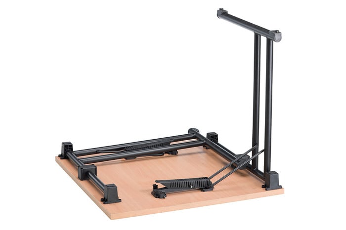 Der kleine Klapptisch Palermo Quadrat ist stabil und robust