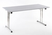 Unser Klapptisch Palermo Rechteck ist auch in Grau erhältlich