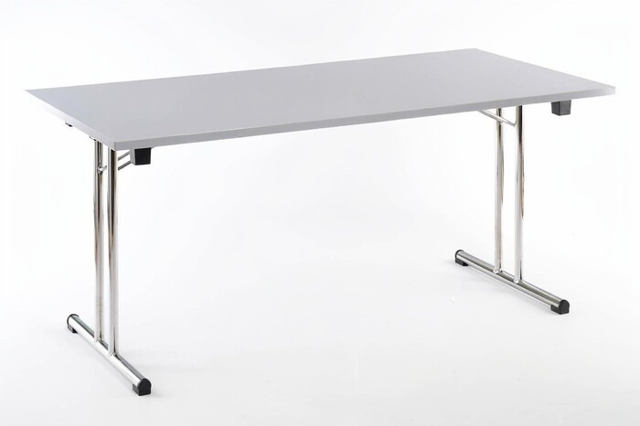 Unser Klapptisch Palermo Rechteck ist auch in Grau erhältlich