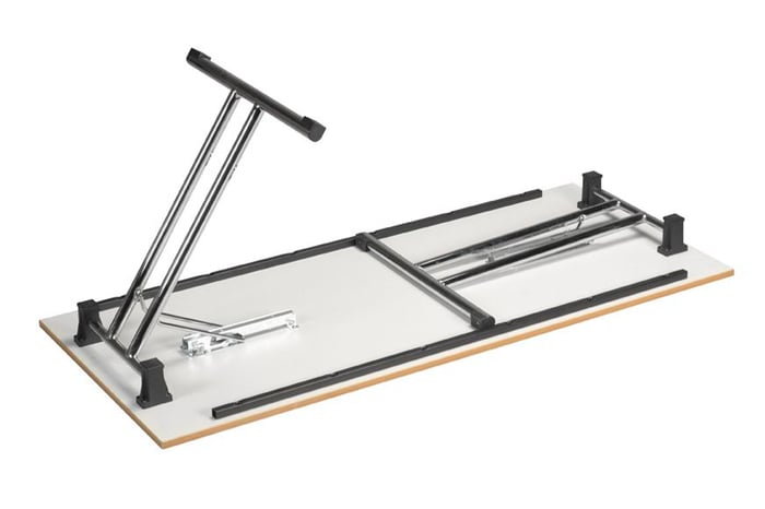 Der Klappmechanismus unserer Panama Klapptische ist durchdacht und aus Metall hergestellt