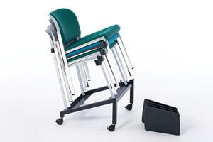 Der speziell optimierte Rollwagen ist seperat erhältlich Der speziell optimierte Rollwagen ist seperat erhältlich