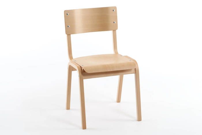 Der elegante Stuhl - ganz aus Holz