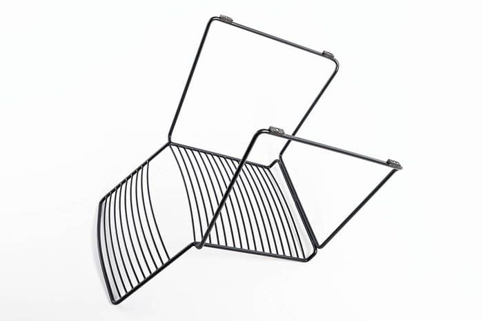 Gestell und Rohre der Flächen sind sorgfältig miteinander befestigt